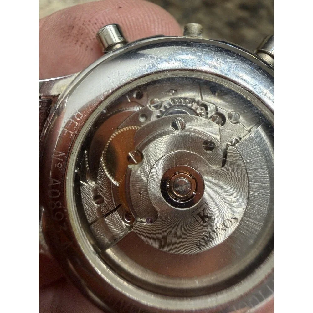 Kronos Automatic Chronograph 49 Rubis Ref. A0893.A Swiss Runs Read Desc